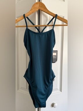 TYR Teal Training One-Piece Swimsuit